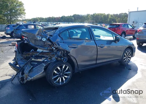 2015 Honda Civic Ex-L from USA, damaged, VIN 2HGFB2F98FH552616